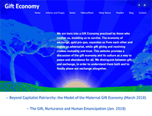 Tablet Screenshot of gift-economy.com